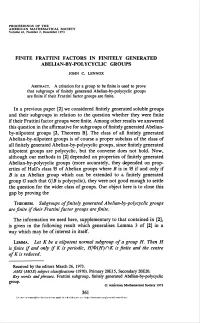 Abelian-By-Polycyclic Groups