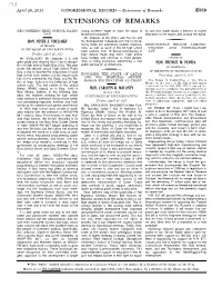 Extensions of Remarks E559 EXTENSIONS of REMARKS