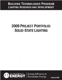 2009 Project Portfolio: Solid-State Lighting