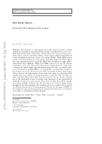Arxiv:1904.07947V1 [Astro-Ph.HE] 16 Apr 2019 D