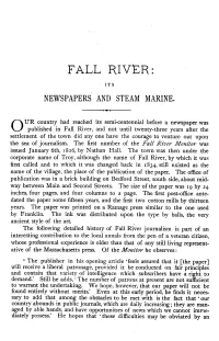 Fall River : It S