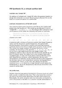 FM Synthesis VI, a Virtual Carillon Bell Multiple Sets 'Simple FM'
