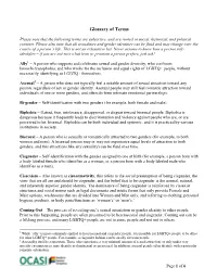 Glossary of Terms