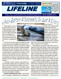 JANUARY 2021 I Am Responsible Volume 45, #1 When Anyone, Anywhere, Reach- Es out for Help, I Want the Hand of A.A
