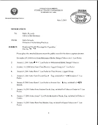 Rotational Health Warnings for Cigarettes File No