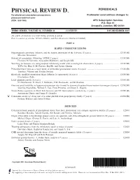 Table of Contents (Print)
