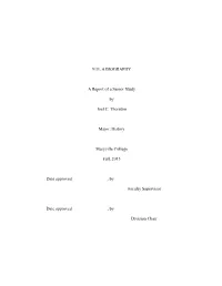 9/11, a BIOGRAPHY a Report of a Senior Study By