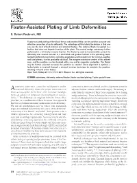 Fixator-Assisted Plating of Limb Deformities