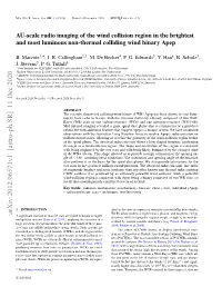 AU-Scale Radio Imaging of the Wind Collision Region in the Brightest and Most Luminous Non-Thermal Colliding Wind Binary Apep