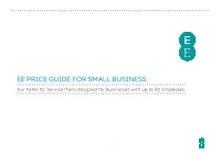 Ee Price Guide for Small Business