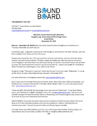 For Immediate Release Contact