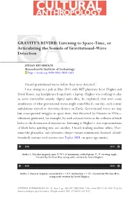 Gravity's Reverb: Listening to Space-Time, Or Articulating The