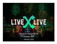 LIVX Investor Presentation Q3'20.V2.Pptx
