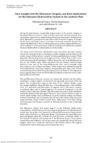 New Insights Into the Hercynian Orogeny, and Their Implications for the Paleozoic Hydrocarbon System in the Arabian Plate