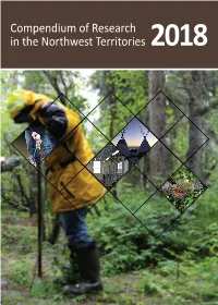 Compendium of Research in the Northwest Territories 2018