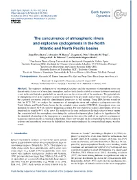 The Concurrence of Atmospheric Rivers and Explosive Cyclogenesis in the North Atlantic and North Paciﬁc Basins