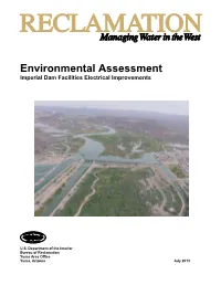 Environmental Assessment Imperial Dam Facilities Electrical Improvements