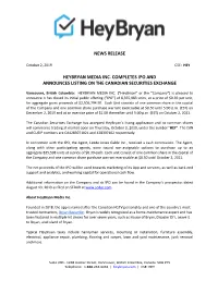 Heybryan Final Press Release