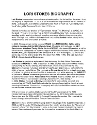 Lori Stokes Biography