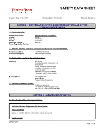 Safety Data Sheet