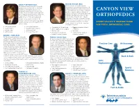 Canyon View Orthopedics