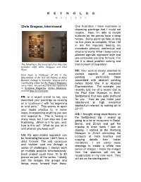 Chris Gregson, Interviewed One Frustration I Have Overcome Is Disposing Paintings That I Could Not Resolve