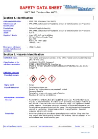 MAPP Gas MSDS Safety Data Sheet