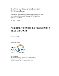 PDC17-019 Race St and Grand Ave Residential Development Project