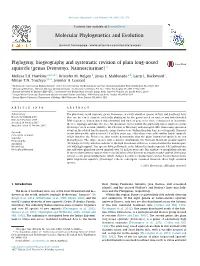 Phylogeny, Biogeography and Systematic Revision of Plain Long-Nosed Squirrels (Genus Dremomys, Nannosciurinae) Q ⇑ Melissa T.R