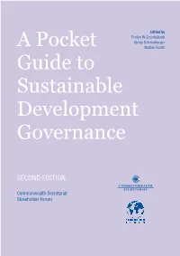 A Pocket Guide to Sustainable Development Governance