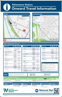 Atherstone Station I Onward Travel Information Buses Local Area Map