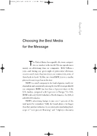 Choosing the Best Media for the Message