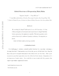 Global Structure of Evaporating Black Holes