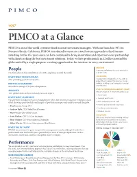 PIMCO at a Glance