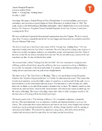 Tenzin Wangyal Rinpoche Concern Without Panic Week 1: “Facing Fear, Finding Peace” October 3, 2020