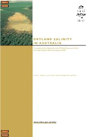 DRYLAND SALINITY in AUSTRALIA—Summary