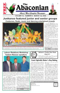Junkanoo Featured Junior and Senior Groups