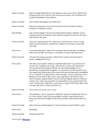 Transcript by Rev.Com Perry James: Oh, There's a Big Smile That Comes on My Face Every Time I Think About It