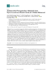 Antimicrobial Furoquinoline Alkaloids from Vepris Lecomteana (Pierre) Cheek & T. Heller (Rutaceae)