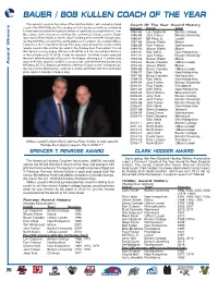 Bauer / Bob Kullen Coach of the Year