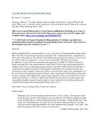Creating a Border Between China and Vietnam By