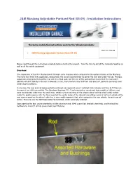 J&M Mustang Adjustable Panhard Rod (05-09)