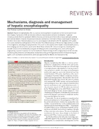 Mechanisms, Diagnosis and Management of Hepatic Encephalopathy Ravi Prakash and Kevin D