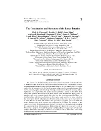 The Constitution and Structure of the Lunar Interior Mark A