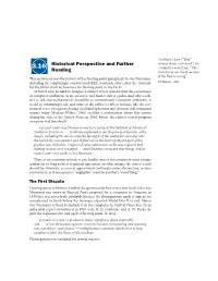 Historical Perspective and Further Reading
