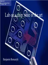 Lab on a Chip Technology Definition