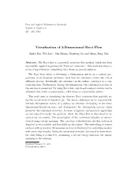 Visualization of 2-Dimensional Ricci Flow