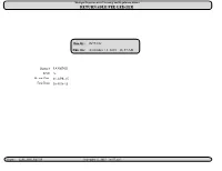 Returnable Fee Ledger