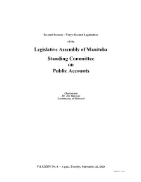 Standing Committee on Public Accounts