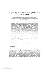 Bugisese Migration and Cocoa Farming Globalization in East Kolaka